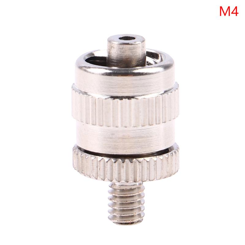

M4 M5 M6 M8 Screw Thread Nickel Plated Brass Syringe Metal Luer Lock Adapter M4