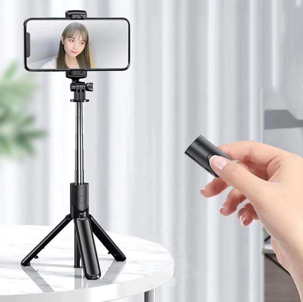 Handheld 360 Degree Flexible Sports Camera Monopod Stand Mobile Phone Mini Selfie Stick Tripod With Wireless Remote