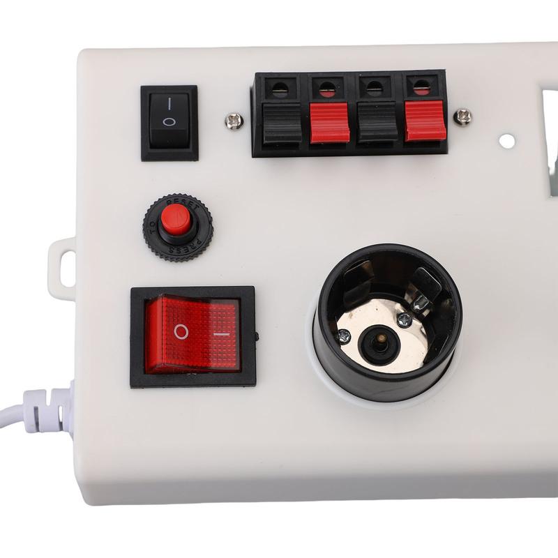 Lamp Tester Box LED Bulb Power Tester Multifunctional Current Voltage Power PF E27 E14 GU10 2 Prong Plug Bulb Socket Tester