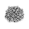 Louleur High Quality Round Tone Metal Beads Smooth Ball Spacer Beads for Jewelry Making Iron Beads DIY Bracelet Necklace