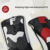 Practical Golf Club Headcover Soft Plush Lining Dustproof PU Leather Texture Suitable for Square Heel Shaft Putters