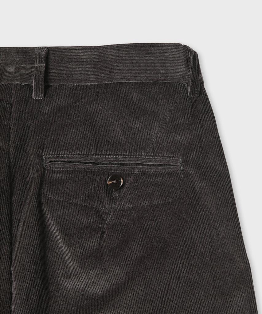 PANICALE Charcoal Balloon Fit Corduroy Pants
