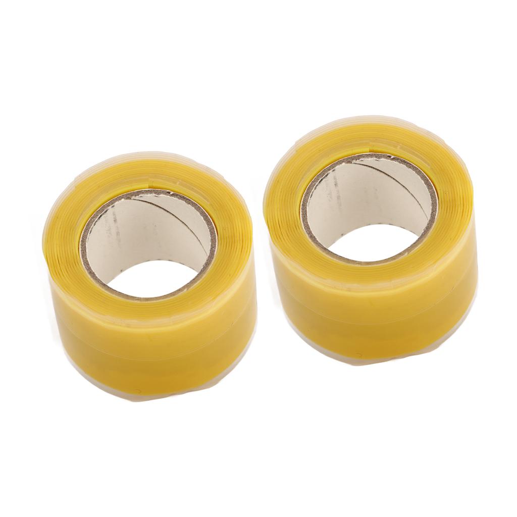 2pcs Silicone Grip Tapes Self Fusing Flexible Tape Portable Double Sided Sealing Tape for Canoe Kayak Carbon Fiber