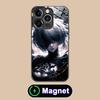Anime Nier 2B Glass MagSafe Mobile Phone Case for iPhone 17 16 15 14 13 12 11 Air Pro Max Plus Mini Colorful Cover