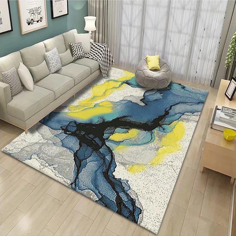 Living Room Carpet Nordic Coffee Table Sofa Ink Painting Artistic Conception Home Bedroom Bedside Carpet