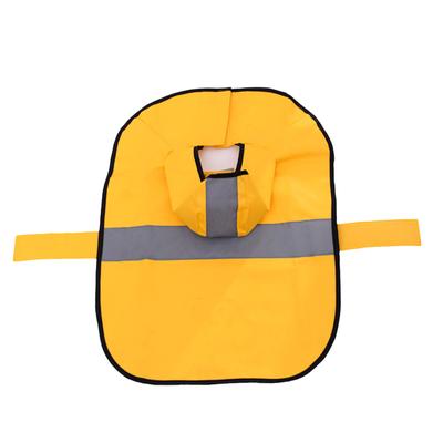 Dog Raincoat with Reflective Strip Pet Rain Jacket Waterproof Hooded Poncho Cape for Large Sized Dogs Yellow XL