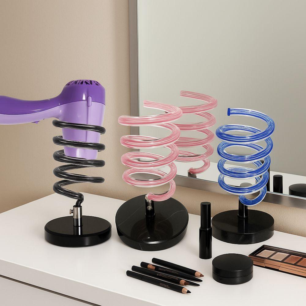 

Plastic Countertop Hair Dryer Holder Marble Base Hair Dryer Bracket Hair Dryer Stand for Home помаранчевий