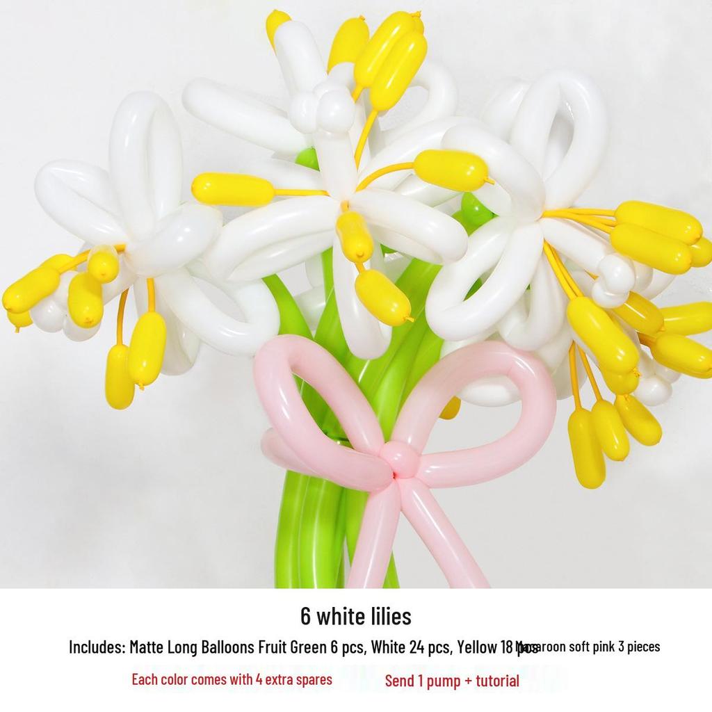 Ins Xiaohongshu DIY Blumen-Ballonstrauß-Set für Kinder - Japanische & Koreanische Partyballons