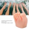 Tattoo Practice Foot Model Nails Art Training Display Fake Half Foot Model Light Skin Color Tattoo Practice Silicone Foot Model