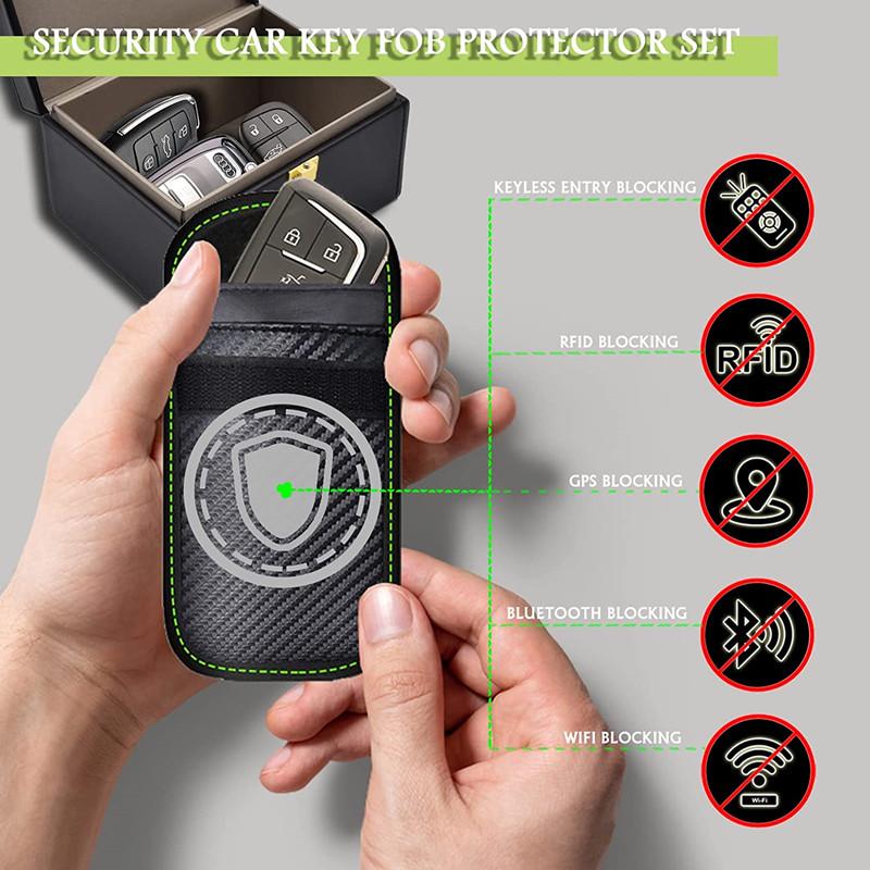 RFID Faraday Box: Mobile Signal & Car Key Shielding Bag