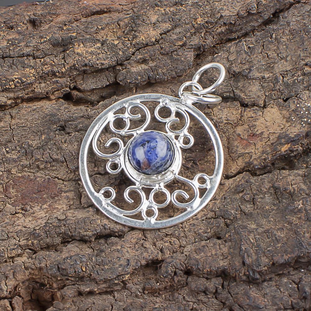 Wonderful Lapis Lazuli Pendant Handmade Attractive Gemstone Jewelry, 925 Solid Sterling Silver Pendant For Wedding Gift