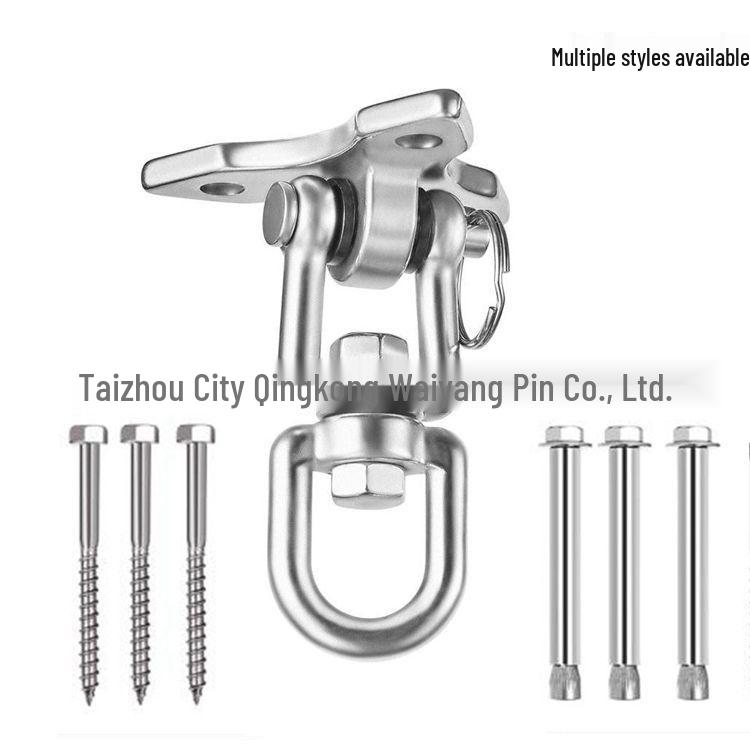 360° Rotating Stainless Steel Swing Hook for Outdoor Hammock or Swing Chair
