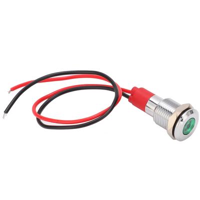 LED Metall Kontrollleuchte Wasserdicht Strom Klein Kabelgebunden Industrielle Steuerkomponenten 10mm220V