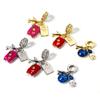 1 Piece Brass Dangle Charm Enamel Luggage Trolley Suitcase Universe Planet Pendant For Bracelet Necklace Jewelry Making Finding