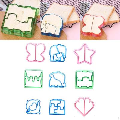 Sandwich Shaper Bread Crust Veggie Fruit Cutter Cookie