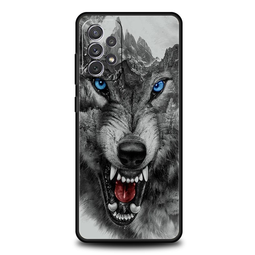 

Чехол для телефона Animal Wolf для Samsung Galaxy A51 A13 A71 A21S A12 A11 A31 A41 A01 A03s A22 A23 A33 A73 A53 5G, мягкий силиконовый чехол Samsung A32