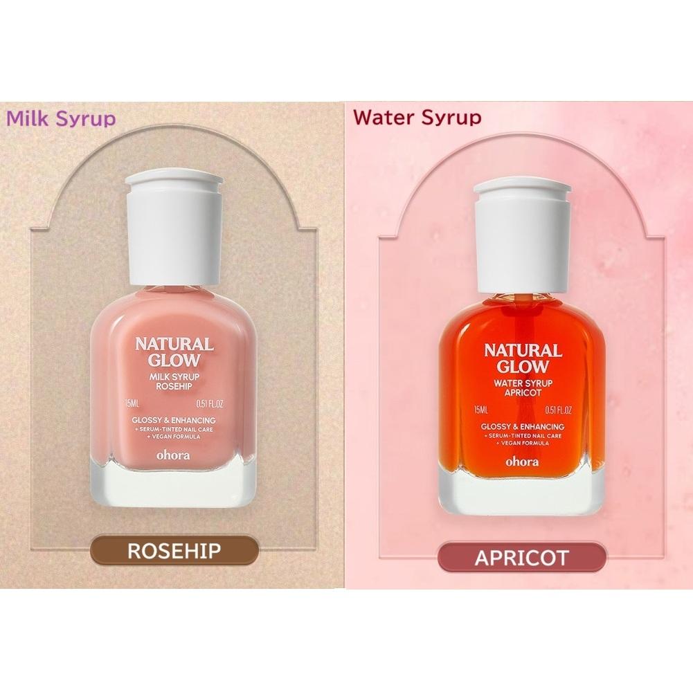 OHORA Sada posilovače nehtů Sirup Posilující péče o nehty Lesk 10 ml x2 (10 X 10)