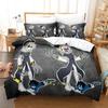 Fashion 3D Printing  Anime Murder Drones Bedding Set Cartoon three-piece Set Adult Kid Bedroom Duvet Cover Sets  Home Textiles