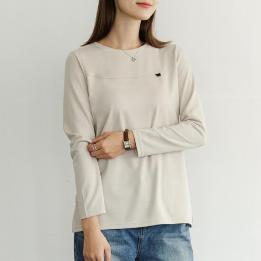Dedra Women S Synchronized FiT T ShirT leaTher cuT Long Sleeve Tbe4070