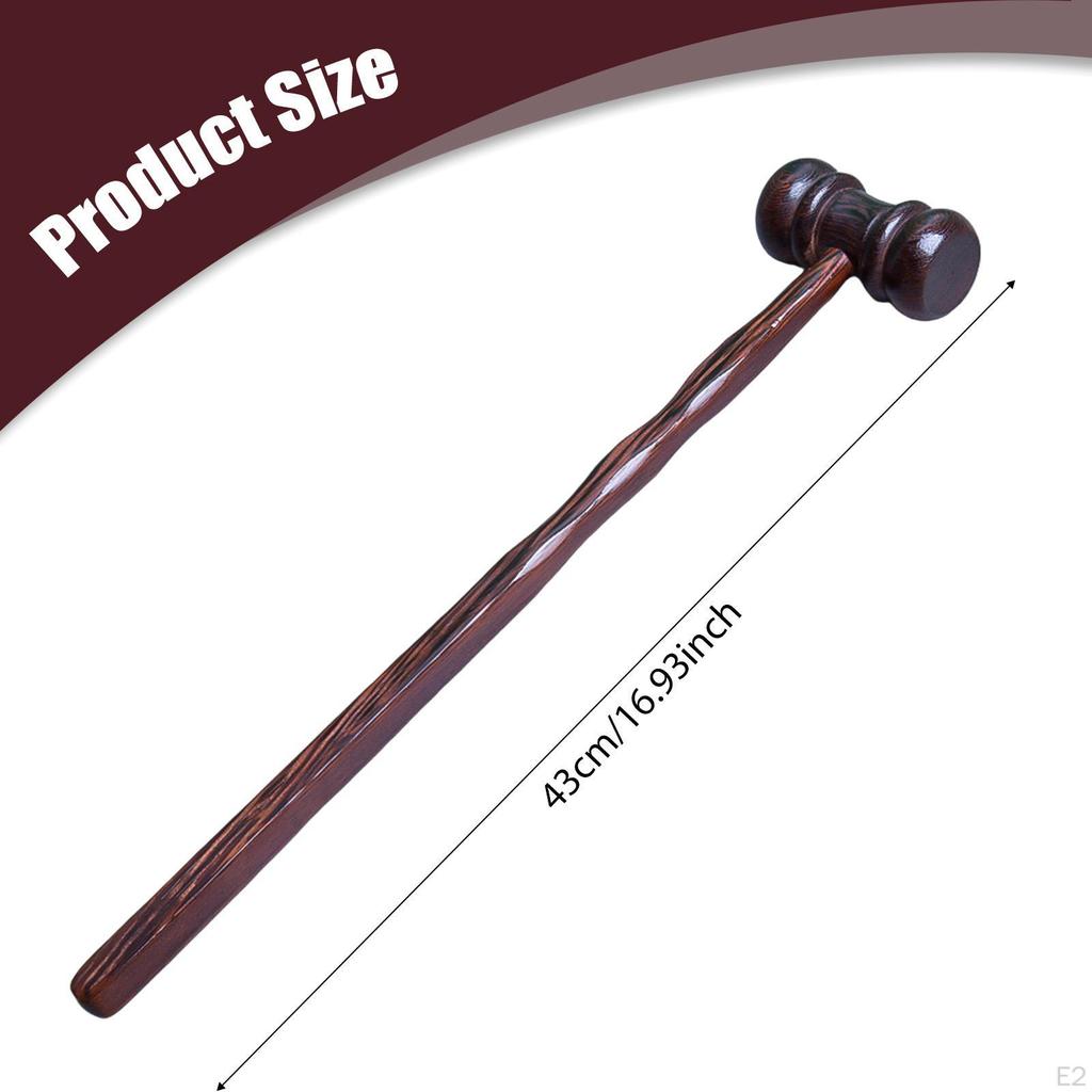 Massage Tool Manual Handheld Back Massager Wooden Body Massaging Device Comfortable Handle Full