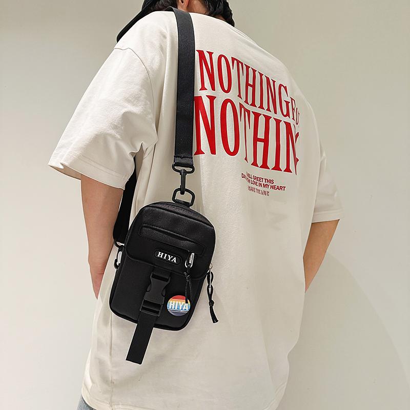 Men Mini Chest Bag Women Commuter Mobile Phone Bag Shoulder Bag