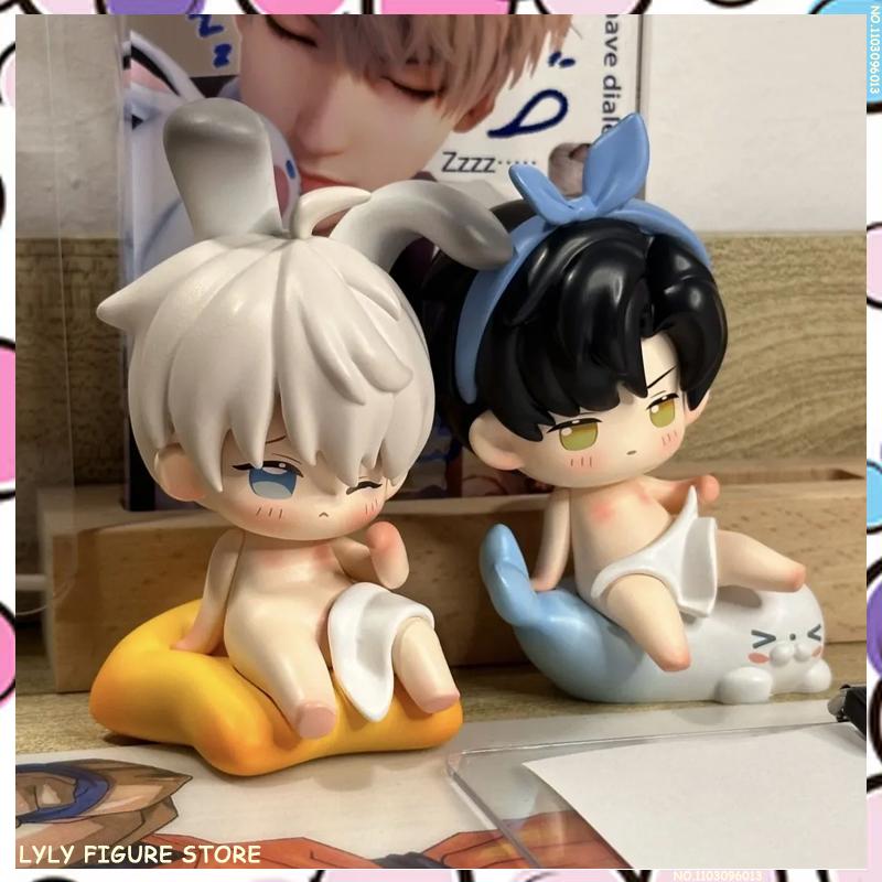In Stock Love and Deepspace Bath Towel Series Sylus Rafayel Zayne Xavier Cute Anime Figure Pvc Model Collection Ornaments Gifts