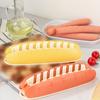 Úsporný kráječ na klobásy lisovacího typu Kráječ na banány Snadno čistitelná Forma na krájení hot dogů Grilování