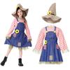 Womens Halloween Costume Set Witch Hunter Fairy Pirate Scarecrow Fantasy Cosplay Outfit Adult Party Stage Performance