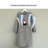 Korean Style Long Sleeve Oil-Proof Cotton Apron for Women and Men – Cute and Fashionable Kitchen Smock for Summer