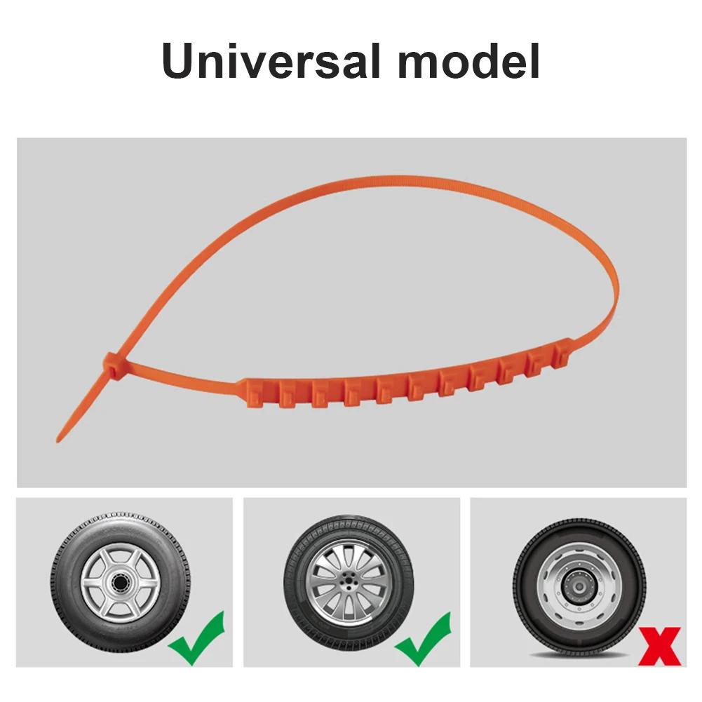 10/20/40Pcs Anti Skid Snow Chains Car Tire Wheels Chains Winter Outdoor Snow Tire Emergency Anti-Skid Auto Wheels Accessories