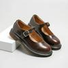 New Literary Retro Women's Shoes Thick Bottom Mori Girl Japanese Mary Jane Single Shoes College Style