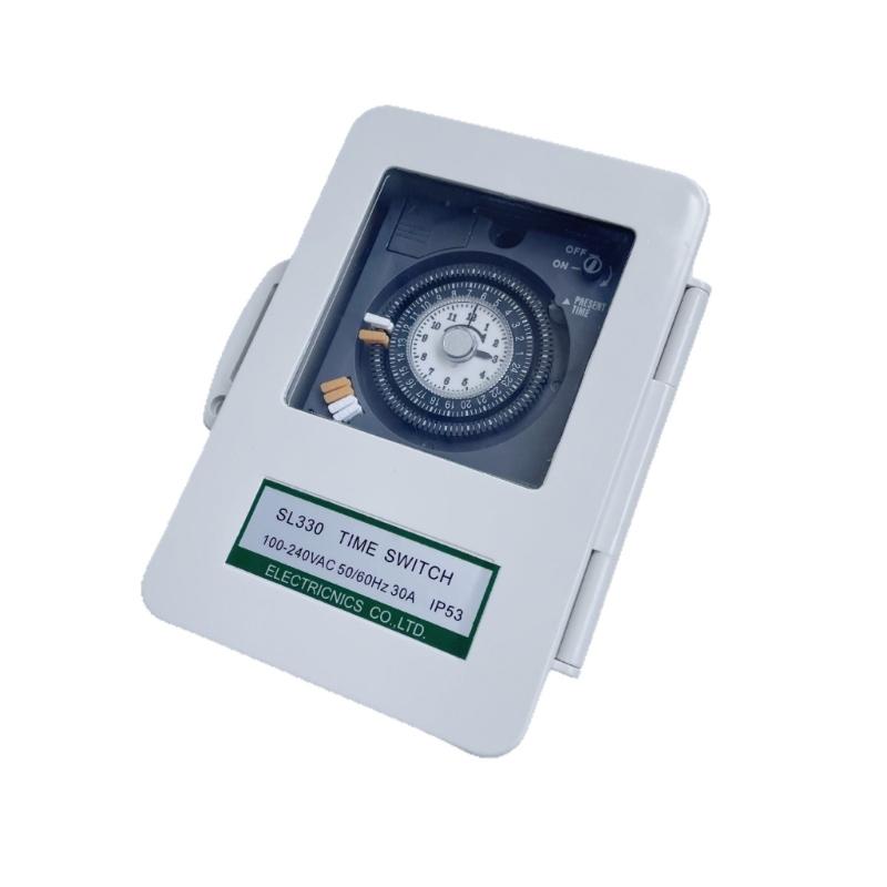Mechanical Timer 30A Time Control Device Universal For Production Lines Outdoor Facilities & Commercial Lighting Systems