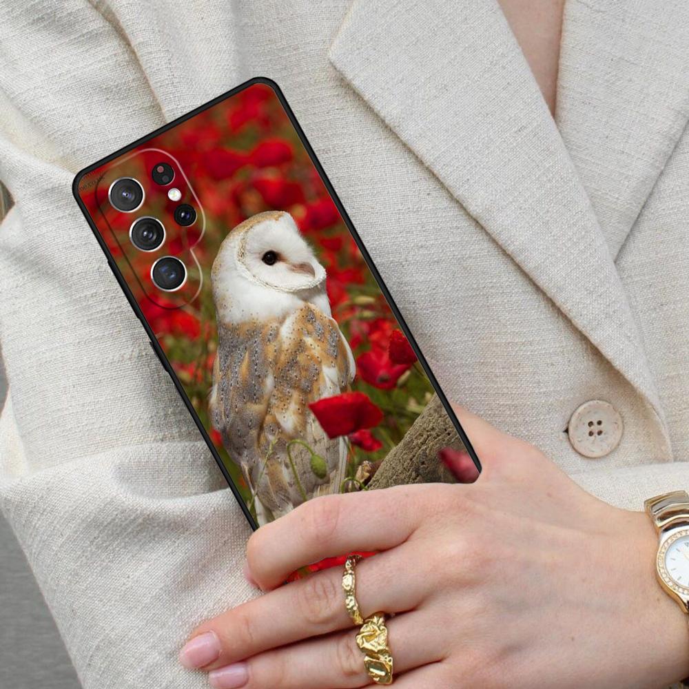 Farm Animals 1 Owl Cell Phone Case for Samsung Galaxy S26 Ultra S25 S24 S23 S22 S21 S20 Note10 Cover