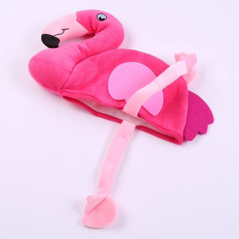 Halloween Funny Hat Flamingo Shape Hat Fun Crazy Hat Thanksgiving Day Bucket Hat Carnivals Party Cute Hat for Adult