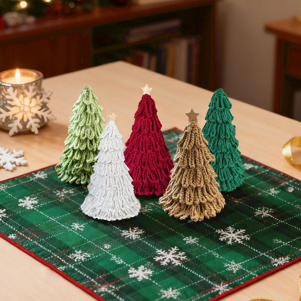 25cm Christmas Tree Plush Decoration Ornaments Simulation Decoration Christmas Tree