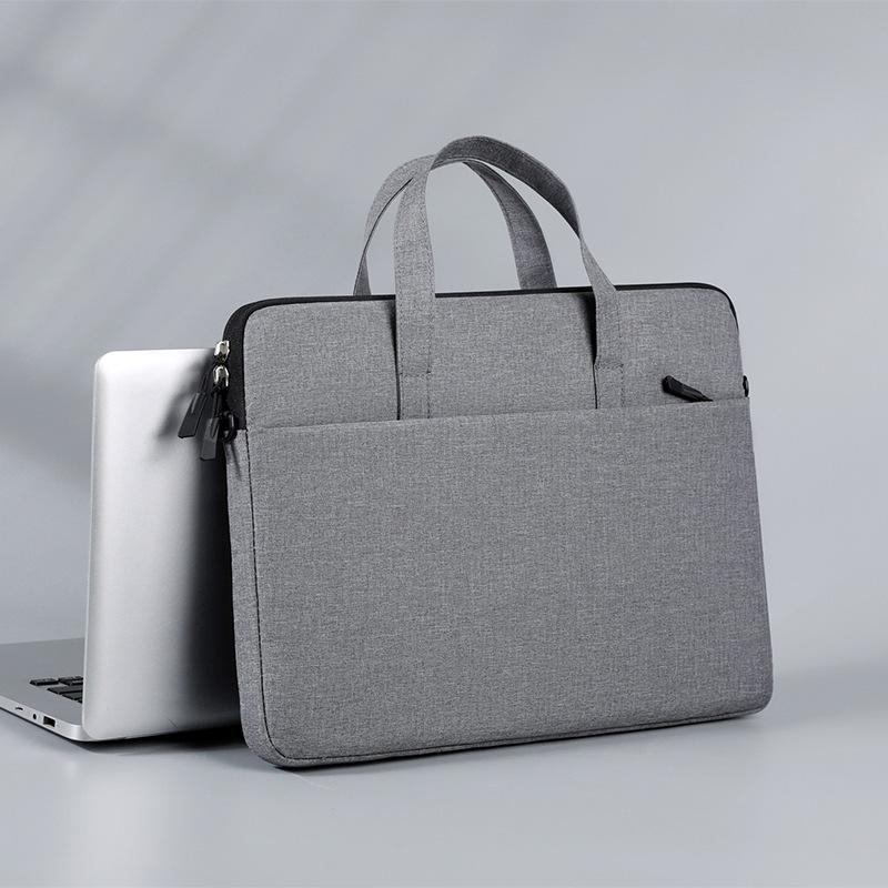 

Top-Selling Lightweight 13/14-inch Laptop Bag: Portable Briefcase for Notebooks 38*3*28CM серый