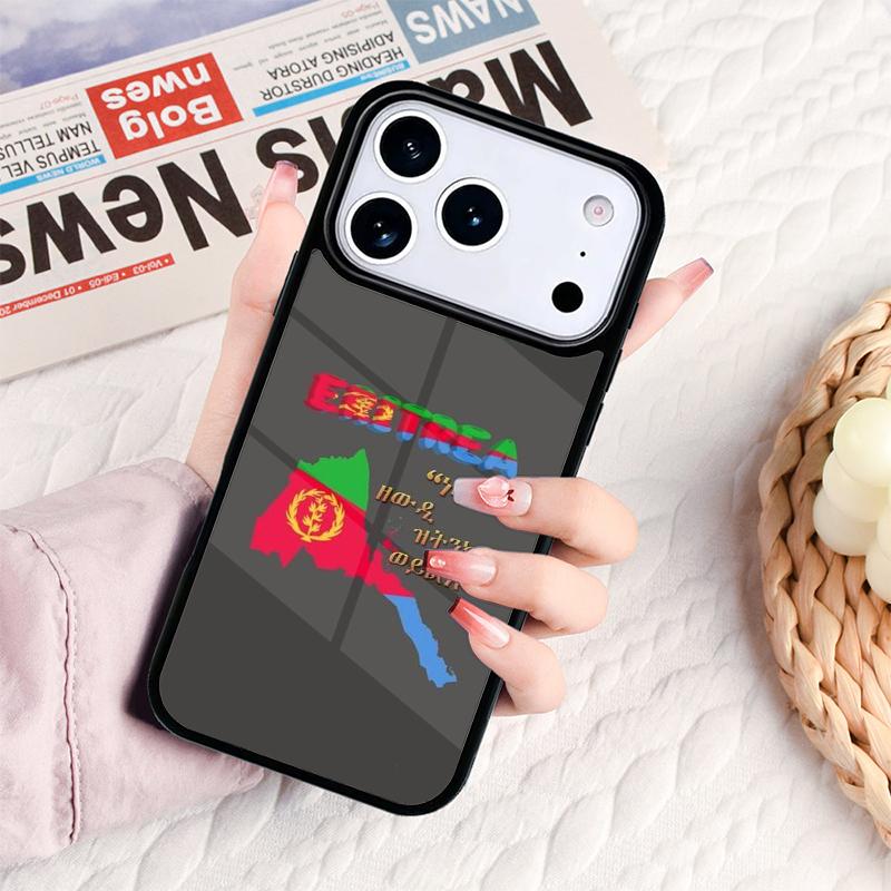 Eritrea Flag Phone Case For IPhone 17 16e 15 14 13 12 11 Pro Max Air Mini Soft Protective Cover