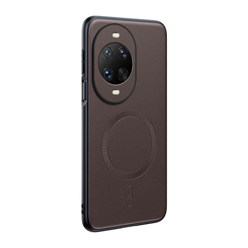For Huawei P60 Case Magnetic Leather Shield Cover For Huawei P60 High Quality Anti-Fingerprint Non-Slip PC+TPU