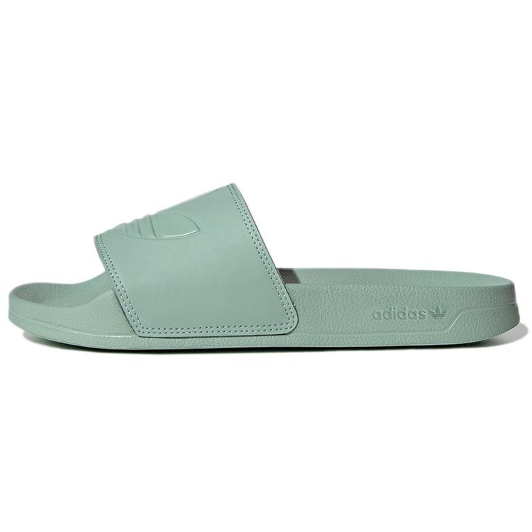 Adidas Originals Adilette Lite Thick Sole Outdoor One-Piece Comfortable Versatile Slide Sandals Unisex Sandals Green GX8894