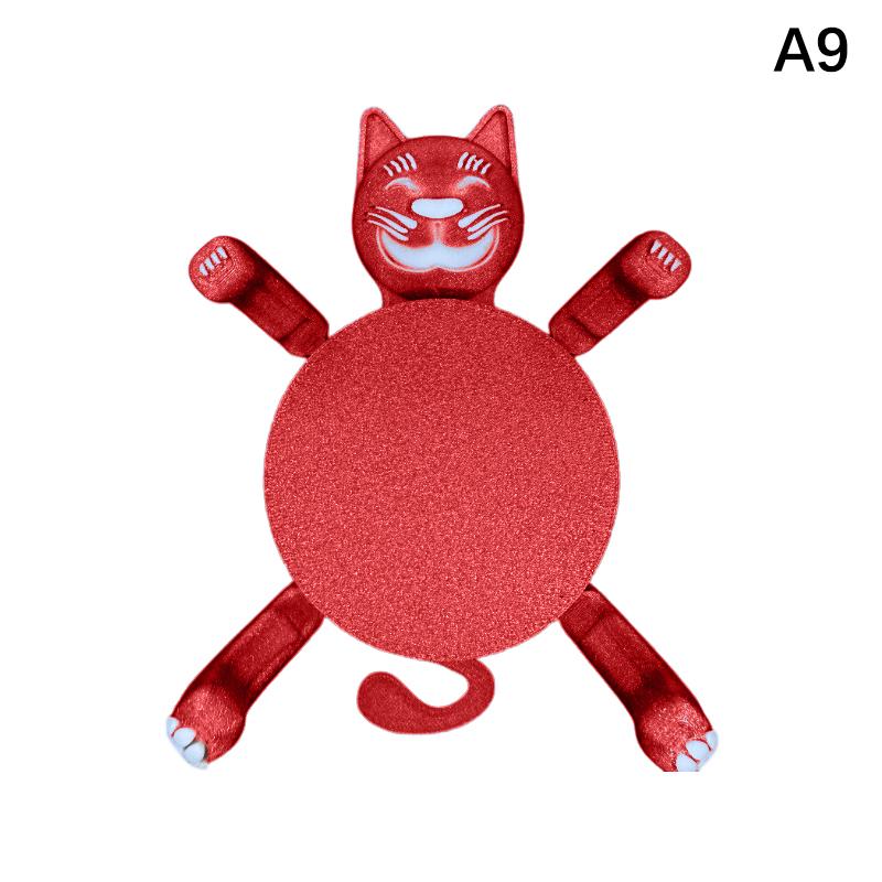 

Подставки под стаканы для кошек, напечатанные на 3D-принтере, подставки под стаканы с изображением кошек, декоративные подставки под стаканы с изображением животных для снятия стресса, с поднимающимися конечностями, подарок для любителей домашних животных