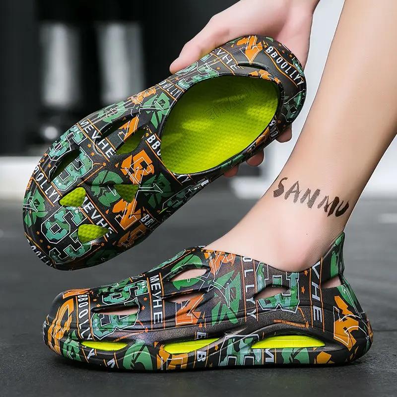 Fashion With Platform Men's Sandal Height Ultralight New Fashion Adult Buy Japanese Luxury Designer H 39 Design 2025 Original Male Shoe