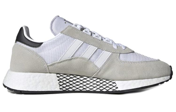 adidas Originals MARATHON TECH Rutschfest Leicht Nicht rutschend Leicht Niedrig geschnitten Freizeit-Schuhe Unisex Grau Weiß EE4925
