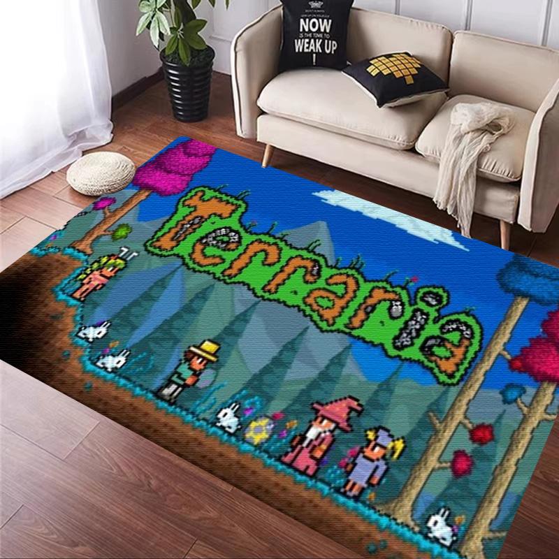 Juego Sandbox T-Terraria Alfombra Cocina Felpudo Entrada Decoración Suelo Dormitorio Alfombra Sala de Estar Baño Alfombras Antideslizantes