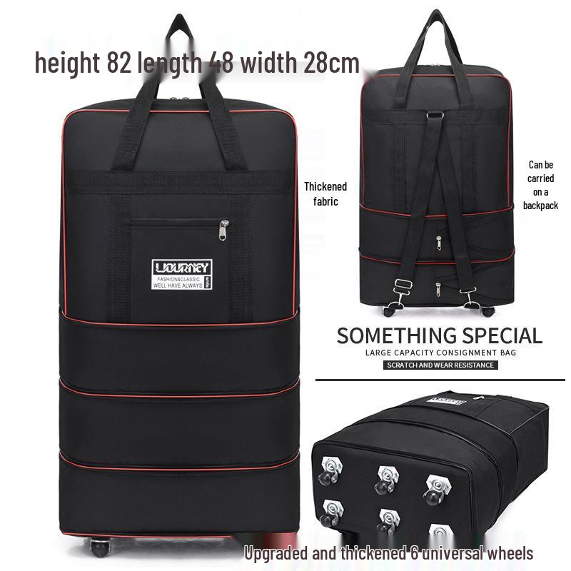 

Складна розширювана дорожня валіза з універсальними колесами, велика місткість 158 см, зареєстрований багаж. Extra Large