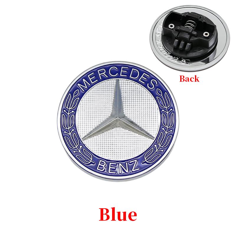 

1pc 57mm ABS Car Front Hood Logo Emblem for Mercedes Benz AMG W204 W205 W212 W213 W177 W246 GLA GLC CLA Bonnet Badge Accessory