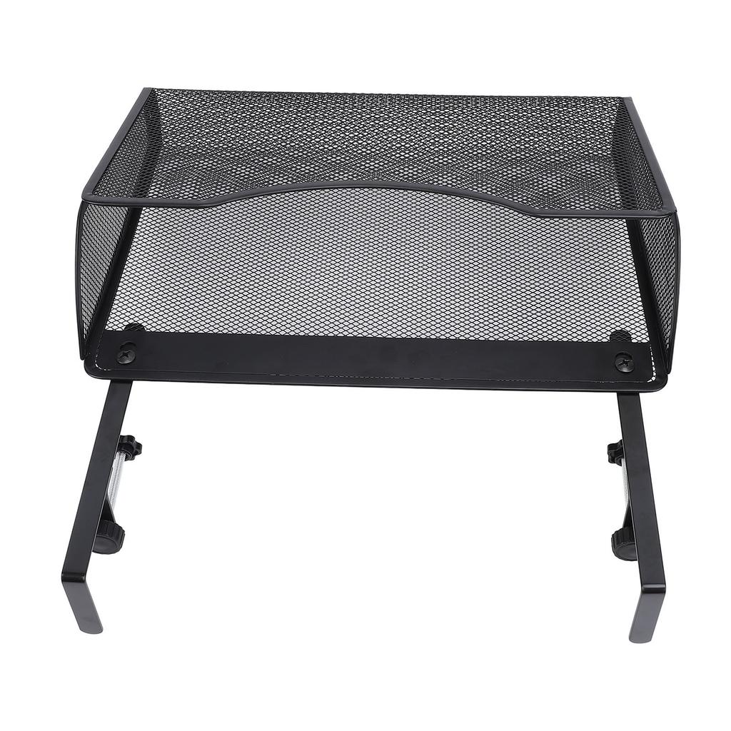 Wiszący organizer na biurko Regulowany ze stali węglowej i PP Organizer do przechowywania przy biurku do biura Czarny