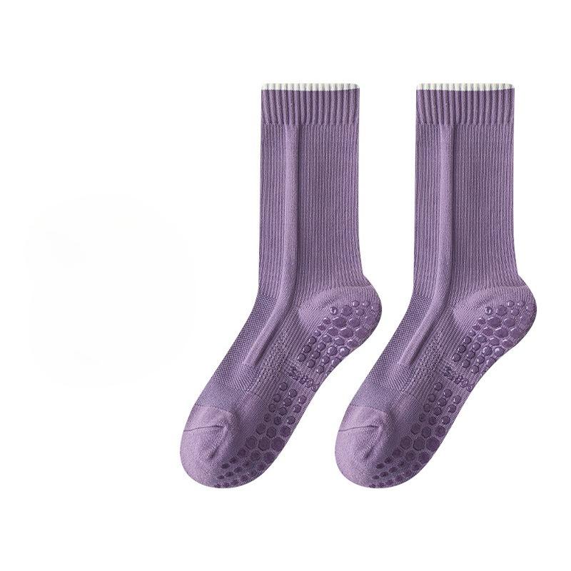 Yoga Socks, Women's Anti-slip Mid-calf Pilates Socks, Sports Floor Socks, Summer Women's Long Stockings