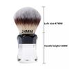 Yaqi Retro 24MM Two Band Badger Hair Clear Handle Beard Brush Men Wet Shaving Brush For Cleaning Beard Shaving Tool New