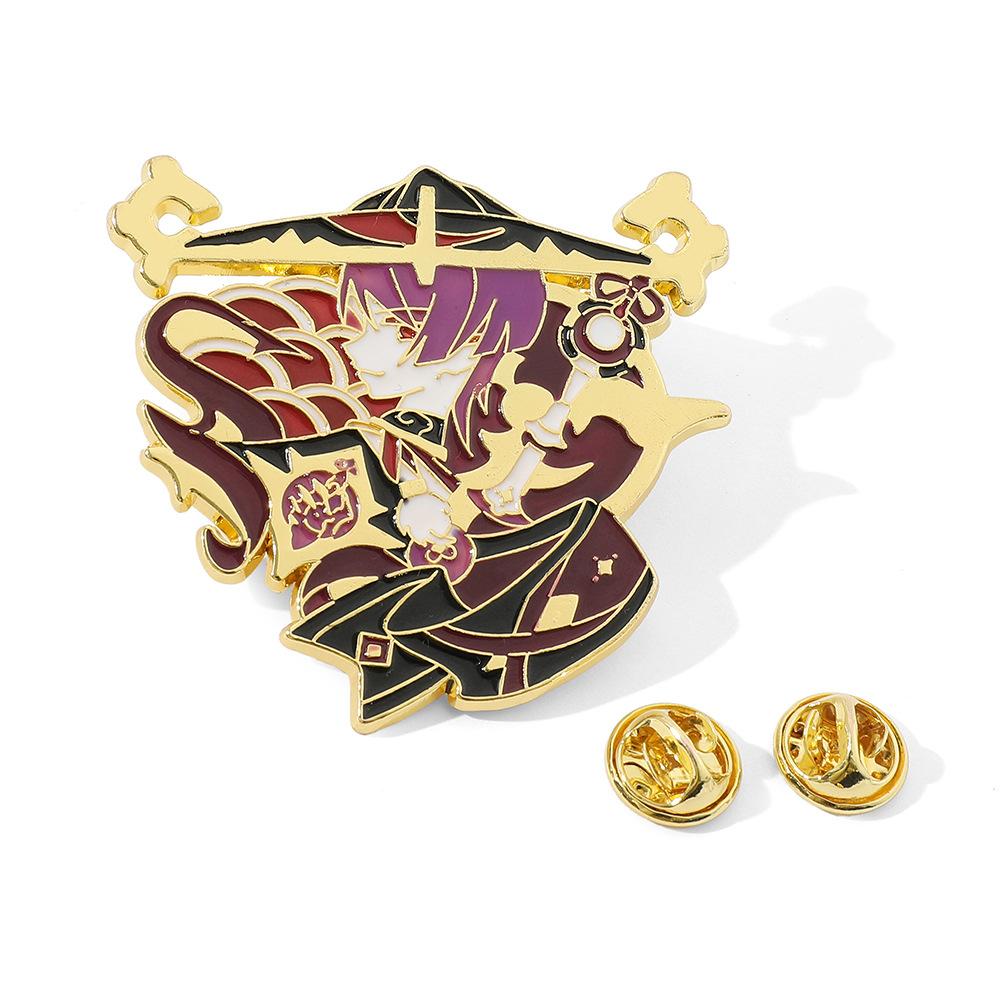 Anime Brooch Badge Cartoon Character Pendant Accessories