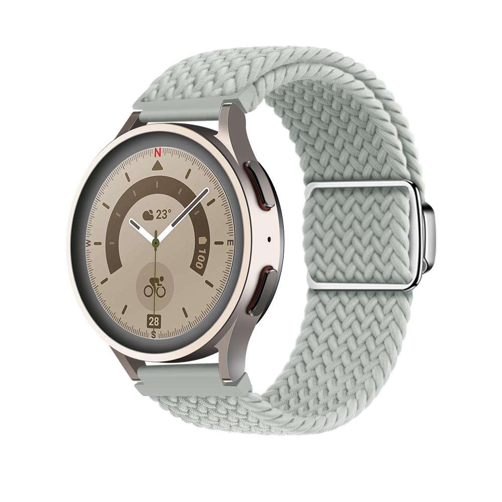 20mm 22mm Magnetic Braided Loop Strap for Samsung Galaxy Watch 6 5 4 Amazfit GTS 4 Adjustable Wristband Huawei Watch 4//3/GT Pro